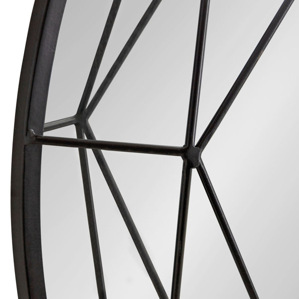 Everly Quinn Winfred Round Metal Wall Mirror & Reviews Wayfair